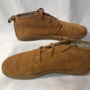 Mens Lem Chukka Saddle Tan Suede Sz 9 D U.S. Very Good Condition